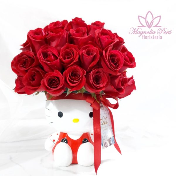 Bouquet Hello Kitty 50 Rosas