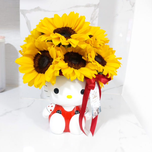 Bouquet Hello Kitty Girasoles