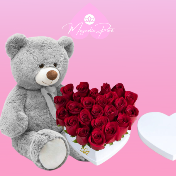 Pack Corazón de Rosas