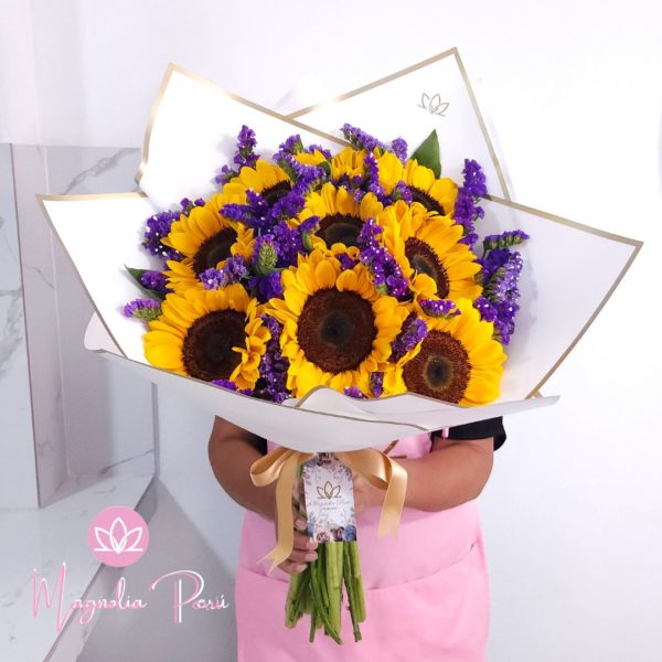 Ramo Girasol Púrpura