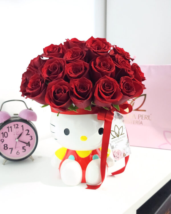 Bouquet Hello Kitty 24 Rosas